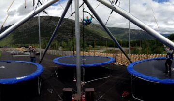 Stationary Bungee Trampoline for Amusement Parks | Eurojumper