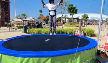Bungee trampoline 1in1